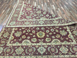 Indian Rug Hand Knotted Oriental Rug Large Rug Peshawar 8'4X11'8