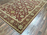 Indian Rug Hand Knotted Oriental Rug Large Rug Peshawar 8'4X11'8