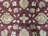 Indian Rug Hand Knotted Oriental Rug Large Rug Peshawar 8'4X11'8