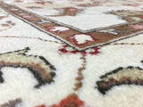 Indian Rug Hand Knotted Oriental Rug Large Tabriz Oriental Rug 7'2X9'10