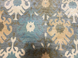 Indian Rug Hand Knotted Oriental Rug Large Turkish Knot Oushak Oriental Rug 9'X12'4