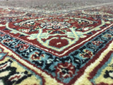 Indian Rug Hand Knotted Oriental Rug Large Very Fine Herati Oriental Rug 9'X11'9