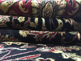 Indian Rug Hand Knotted Oriental Rug Large Very Fine Oriental Kashan Rug 8'10X12'1