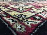 Indian Rug Hand Knotted Oriental Rug Large Very Fine Oriental Kashan Rug 8'10X12'1