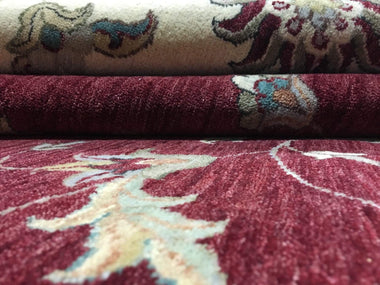 Indian Rug Hand Knotted Oriental Rug Large Very Fine Peshawar Oriental Rug 10'X10'