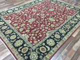 Indian Rug Hand Knotted Oriental Rug Large Very Fine Peshawar Oriental Rug 8'2X10'7
