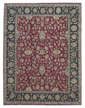 Indian Rug Hand Knotted Oriental Rug Large Very Fine Peshawar Oriental Rug 8'2X10'7