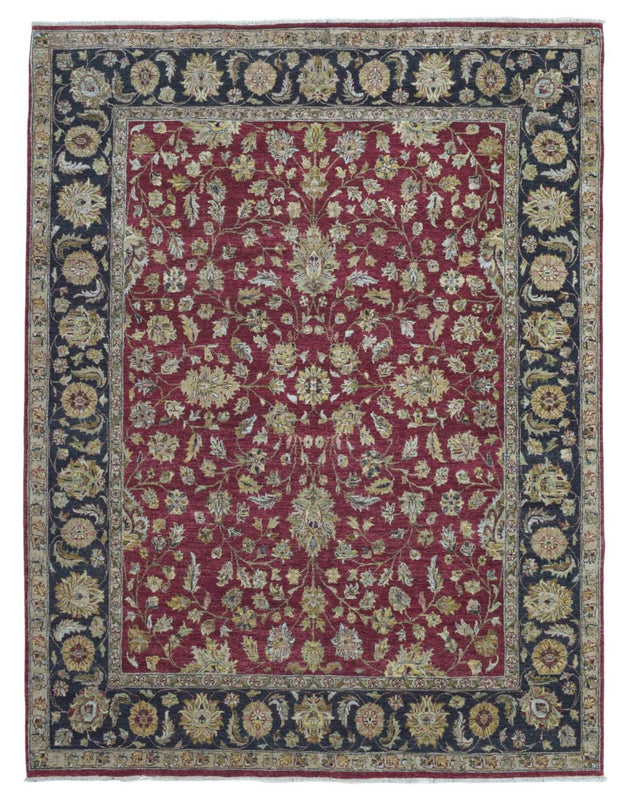 Indian Rug Hand Knotted Oriental Rug Large Very Fine Peshawar Oriental Rug 8'2X10'7