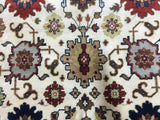 Indian Rug Hand Knotted Oriental Rug Mahal Oriental Large Area Rug 8' x 10'3