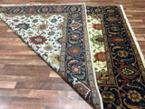 Indian Rug Hand Knotted Oriental Rug Mahal Oriental Large Area Rug 8' x 10'3