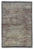 Indian Rug Hand Knotted Oriental Rug Modern Design Oriental Small Area Rug 4'X5'10