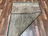 Indian Rug Hand Knotted Oriental Rug Modern Design Oriental Small Area Rug 4'X5'10