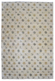 Indian Rug Hand Knotted Oriental Rug Modern Floral Design Large Rug 9'7x13'9