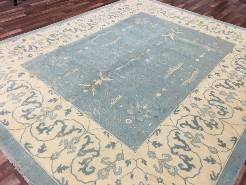 Blue and Beige Modern Oriental Rug 8'X10'