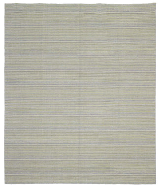 Indian Rug Hand Knotted Oriental Rug Modern YGB Kilim Hand-Knotted Oriental Rug 8' x 10'