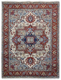 Indian Rug Hand Knotted Oriental Rug Oriental Serapi Area Rug 9'x11'11