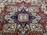 Indian Rug Hand Knotted Oriental Rug Oriental Serapi Area Rug 9'x11'11
