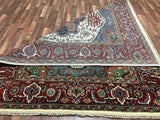 Indian Rug Hand Knotted Oriental Rug Oriental Serapi Rug 7'9X9'9