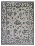 Indian Rug Hand Knotted Oriental Rug Oushak Large Oriental Rug 9'3x12'