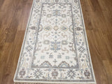 Indian Rug Hand Knotted Oriental Rug Oushak Oriental Area Rug 3'X5'1