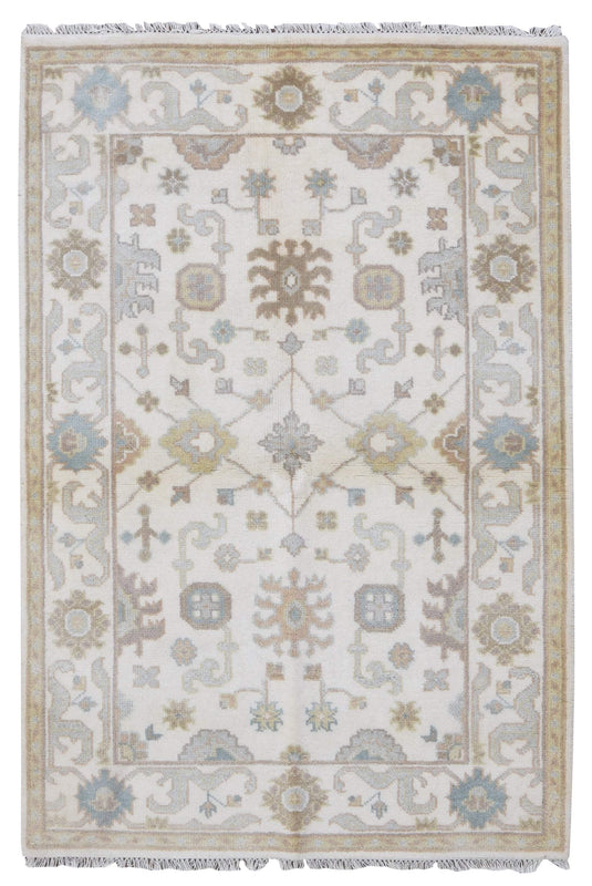 Oushak Oriental Area Rug 4'1X6'
