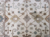 Indian Rug Hand Knotted Oriental Rug Oushak Oriental Area Rug 4'1X6'