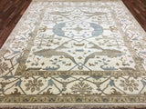 Indian Rug Hand Knotted Oriental Rug Oushak Oriental Area Rug 8'3 x 9'10