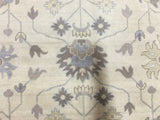 Indian Rug Hand Knotted Oriental Rug Oushak Oriental Large Area Rug 9'X11'10