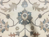 Indian Rug Hand Knotted Oriental Rug Oushak Oriental Large Rug 9'10x13'9