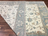 Indian Rug Hand Knotted Oriental Rug Oushak Oriental Large Rug 9'10x13'9