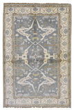 Indian Rug Hand Knotted Oriental Rug Oushak Oriental Rug 4'9X8'