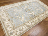 Indian Rug Hand Knotted Oriental Rug Oushak Oriental Rug 4'9X8'