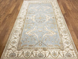 Indian Rug Hand Knotted Oriental Rug Oushak Oriental Rug 4'9X8'