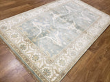 Indian Rug Hand Knotted Oriental Rug Oushak Oriental Rug 5'1X8'1
