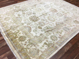 Indian Rug Hand Knotted Oriental Rug Oushak Oriental Rug 8X9'9