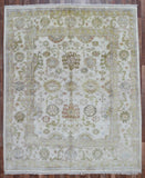 Indian Rug Hand Knotted Oriental Rug Oushak Oriental Rug 8X9'9