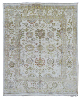 Indian Rug Hand Knotted Oriental Rug Oushak Oriental Rug 8X9'9