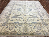 Indian Rug Hand Knotted Oriental Rug Oushak Oriental Rug 9'2X12'2
