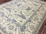 Indian Rug Hand Knotted Oriental Rug Oushak Oriental Rug 9'2X12'2