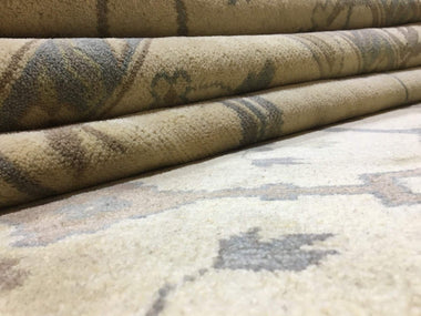 Indian Rug Hand Knotted Oriental Rug Oushak Oriental Rug 9'2X12'2