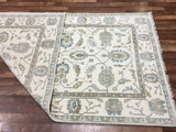 Indian Rug Hand Knotted Oriental Rug Oushak Oriental Rug Oushak 4'10X8'3