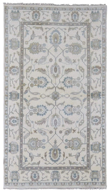 Indian Rug Hand Knotted Oriental Rug Oushak Oriental Rug Oushak 4'10X8'3