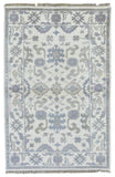 Indian Rug Hand Knotted Oriental Rug Oushak Oriental Small Area Rug 3'1X5'