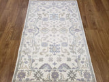 Indian Rug Hand Knotted Oriental Rug Oushak Oriental Small Area Rug 3'1X5'