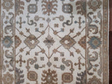 Indian Rug Hand Knotted Oriental Rug Oushak Small Oriental Area Rug 3'10X5'11