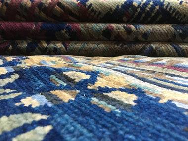 Indian Rug Hand Knotted Oriental Rug Oversized Fine ̉̉Modern Oushak Oriental Rug 12' x 15'