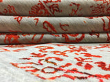 Indian Rug Hand Knotted Oriental Rug Oversized Modern Kashan with Silk Area Rug 10'x13'7
