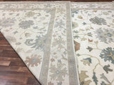 Indian Rug Hand Knotted Oriental Rug Oversized Oushak Oriental Rug 11'11x18'3