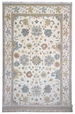 Indian Rug Hand Knotted Oriental Rug Oversized Oushak Oriental Rug 11'11x18'3