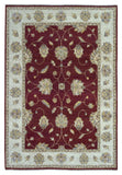 Indian Rug Hand Knotted Oriental Rug Peshawar Large Rug 6'8X9'8